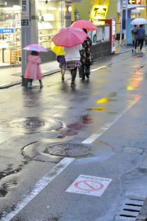 雨の路地