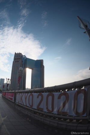 TOKYO2020の横断幕